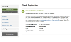 Nonprofits and individuals follow an easy step-by-step process to fill out and submit applications.